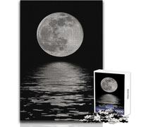 Magical Evening on The Sea Jigsaw Puzzles 1000 Pieces for Teenagers Mindful Learning Fun Game Unique Gift for Joyful Celebrations Size 38x52cm