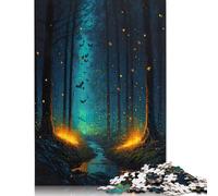 Magical Fairy Forest At Ni Puzzle Rectangular Paper Board 100 Percent Recycled Cardboard Jigsaw Puzzle for Adult Children 1000pcs (75x50cm)