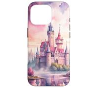 Magical Fairy Tale Pink Castle Reflections Case for iPhone 16 Pro