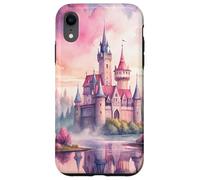 Magical Fairy Tale Pink Castle Reflections Case for iPhone XR