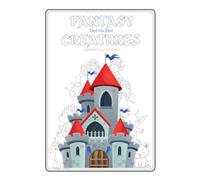 Magical Fantasy Creatures Connect the Dots: Fun Connect the Dots Activity Book with Unicorns, Dragons, Mermaids, and More Magical Friends