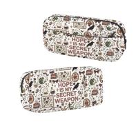 Magical Fantasy Pencil Pouch Hope Is My Secret Weapon Dragon Pencil Case