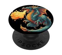 Magical Flames Dragon Costume for Boys and Girls PopSockets Adhesive PopGrip