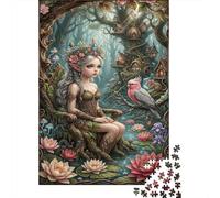 Magical Forest 1000 Piece Puzzle Elf Queen for Relaxation First-Time Jigsaw Users Memory Improvement Small Gift Idea 70x50cm/1000pcs