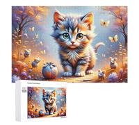 Magical Forest Adventure with Cute Creatures Adult Puzzle, 1000 PCS, Relaxing Jigsaw Activity, An Engaging Indoor Activity for Quiet Evenings, at Home