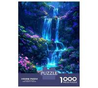 Magical Forest at Night Jigsaw Puzzle 1000 Pieces, Romantic City Break Scene, 1000 Pieces for Adults, Travel Gift for Adults, Screen-Free Fun, 70x50cm/1000pcs