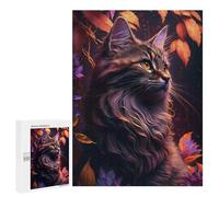 Magical Forest Cat, 500 PCS Challenging Puzzle for Adults, Holiday-Season Gift; for Couples, Friends And Family