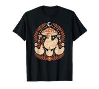 Magical Forest Chicken Sleeping Under A Fairycore Fungi T-Shirt