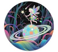 Magical Forest Fairy Jigsaw Puzzles Puzzles for Adults Kids. 1000 Piece Magical Forest Fairy Impossible Challenge Toy Educational Games Home Decoration for Adults& Kids Age 14 Years Up 1000pcs (67.5x6