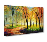 Magical Forest Vol.2 Canvas Print | Gallery Wrapped 30mm Frame Wall Art | 30x20 inches | Ready to Hang | Abstract Landscape Picture | Living Room Bedroom Lounge Office