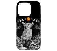 Magical Fox Moon Pagan Witchcraft Witchy Nature Case for iPhone 14 Pro