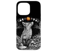 Magical Fox Moon Pagan Witchcraft Witchy Nature Case for iPhone 14 Pro Max