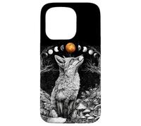Magical Fox Moon Pagan Witchcraft Witchy Nature Case for iPhone 15 Pro