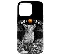 Magical Fox Moon Pagan Witchcraft Witchy Nature Case for iPhone 15 Pro Max