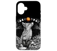 Magical Fox Moon Pagan Witchcraft Witchy Nature Case for iPhone 16