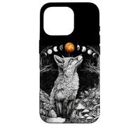 Magical Fox Moon Pagan Witchcraft Witchy Nature Case for iPhone 16 Pro