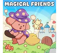 Magical Friends: Enchanted Forest Coloring Book with Cute Characters and Snuggle Doodler Adventures for Stress Relief & Relaxation.