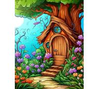 Magical Garden Coloring Book for Kids and Adults with 500 Pages of Relaxing Designs.: Relax and explore magical flowers, trees, and nature scenes with endless coloring fun.