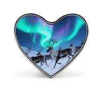 Magical Garden with A Fairy Fashion Heart Brooch Pins Lightweight Enamel Lapel Pin for Women Men, Hat Bag Jacket Clothing Accessory Jewelry Gift, Love form, Aluminum, no gemstone