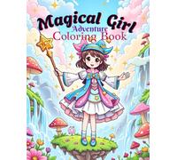 Magical Girl Adventure Coloring Book: This Coloring Pages for Kids Ages 4-12 | Fun Anime Style Adventures with 100 Unique Magical Pages