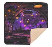 Magical Halloween Dome Space Large Stylish Baby Play Mat for Indoor Outdoor Comfortable Tummy Time & Crawling Mat for Baby Toddler Infant, 50'' x 50''