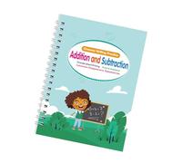 Magical Handwriting Practice Book Art Drawing Mathematical Operations Letter Number Writing Workbook for Kid Preschooler Preschool Writing Skills Workbook