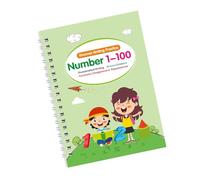 Magical Handwriting Practice Book Art Drawing Mathematical Operations Letter Number Writing Workbook for Kid Preschooler English Handwriting Practice for Kids