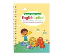 Magical Handwriting Practice Book Letter Number Art Drawing Mathematical Operations Workbook for Preschooler Children English Letter Tracing