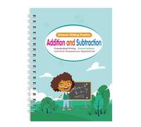 Magical Handwriting Practice Book Letter Number Art Drawing Mathematical Operations Workbook for Preschooler Children English Letter Tracing