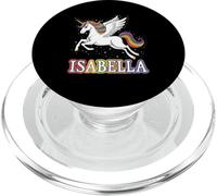 Magical Isabella Unicorn Girl First Name Design PopSockets PopGrip for MagSafe