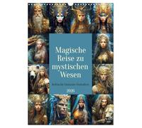 Magical journey to mystical beings. Celtic fantasy figures UK-Version (Wall Calendar 2026 DIN A3 Portrait), CALVENDO 12 Month Wall Calendar