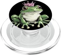 Magical Kingdom Frog with Crown Outfit for Boys and Girls PopSockets PopGrip for MagSafe