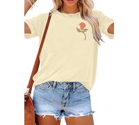 Magical Kingdom Shirt Women Beauty Shirts Belle Princess Tee Tale As Old As Time T-Shirt Vacation Short Sleeve Tops