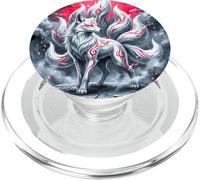Magical Kitsune Fox Anime Spirit Illustration PopSockets PopGrip for MagSafe