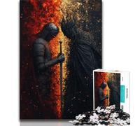 Magical Knight Jigsaw Puzzles for Teenagers 1000 Jigsaws,Stress Reliever Difficult Challenge Deal As Gifts for The Whole Family (38x26cm)