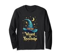 Magical Learning Wizard Hat product for Back to School Long Sleeve T-Shirt