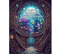 Magical Libraries and Bookish Worlds Coloring Book for Adults: Haunted Library and Fantasy Rooms for Stress Relief, Creativity & Relaxation | 100+ Intricate Designs (8.5x11)