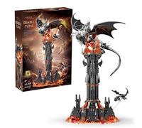 Magical Lord of the Rings Dark Tower Building Set, 997 PCS MOC Magical Castle Architecture Model Toy with Two Dragons, Creative Gift for Adult Teenager