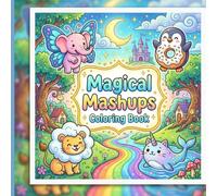 Magical Mashups Coloring Book: Cute & Funny Animal Mashups Coloring Book for Kids 2-8: Hours of Coloring Fun with Mermaid Kittens, Astronaut Bears, and Fairy Elephants.