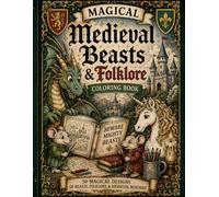 Magical Medieval Beasts & Folklore: A Bold & Easy Coloring Book of Mythical Creatures, Medieval Mischief, Legends & Enchanted Folklore for Adults