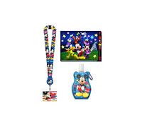 Magical Memories Disney Autograph Book 2022 Pen, Lanyards & Water Bottle Key Ring Set, Disneyland Essentials for Kids, Blue