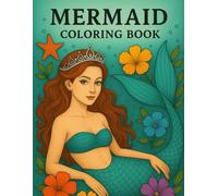 Magical Mermaid Coloring Book for Kids: Fun and Easy Coloring Pages for Girls Ages 4-8 | Mermaids, Sea Creatures & Ocean Magic