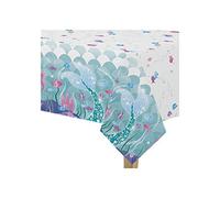 Unique Table Cover - Magical Mermaid Multicolor Vibrant Rectangular Plastic, 137×213 cm (54×84), 1 pc