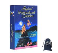 Magical Mermaids And Dolphins Oracle Cards,with bag,tarot deck