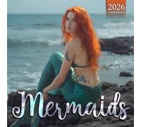Magical Mermaids Calendar 2026: Enchanting Underwater Art | Gift for Mermaid Lovers!