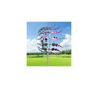 Magical Metal Windmill Wind Spinners Sculpture Catcher Outdoor Garden Steady