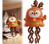 Magical Mini Dancing Ghost for Christmas, Creative Swinging 3D Clockwork Toy, Interactive Crawling Octopus Ghosts, Magic Crazy Crawl Birthday Gift, Suitable for Halloween and Christmas (Elk)