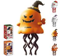 Magical Mini Dancing Ghost for Christmas, Creative Twisting Clockwork Slide, Fun Halloween Dancing Ghost Toy for Kids (C)