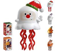 Magical Mini Dancing Ghost for Christmas, Creative Twisting Clockwork Slide, Fun Halloween Dancing Ghost Toy for Kids (B)