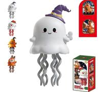 Magical Mini Dancing Ghost for Christmas, Creative Twisting Clockwork Slide, Wind-Up Toy for Halloween, Christmas, Birthday, Kids & Adults (Ghost)